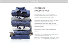 Tablet Screenshot of centerline.de